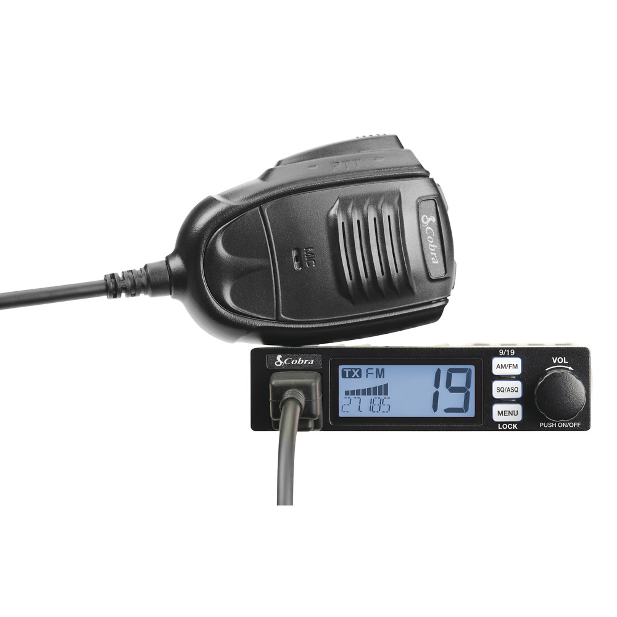 Cobra, 19 MINI AMFM CB, Channels (qty.) 40 Model# 19MINIAMFM